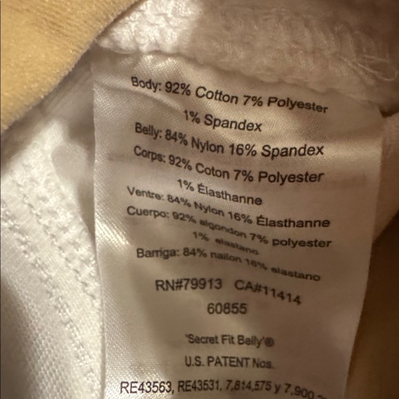 NWT Luxe Essential Denim Maternity Capri Jeans - Picture 9 of 10